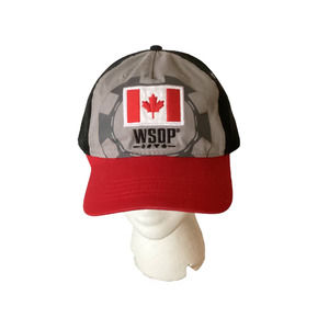 World Series of Poker WSOP Canada Adjustable Hat OS
